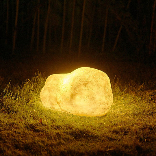 Simulated Stone Resin LED Waterproof Landscape Lawn Lamp