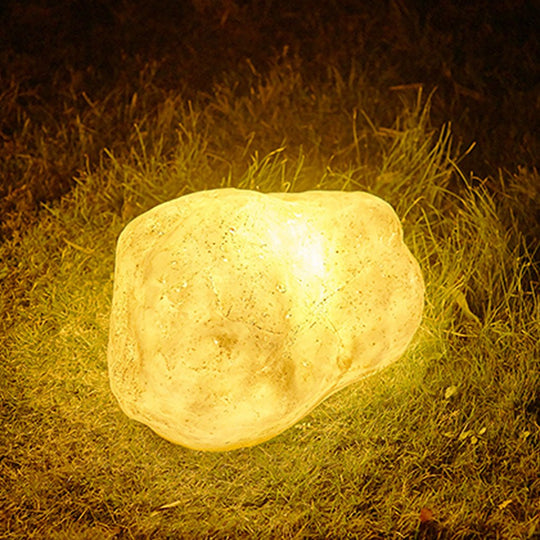 Simulated Stone Resin LED Waterproof Landscape Lawn Lamp