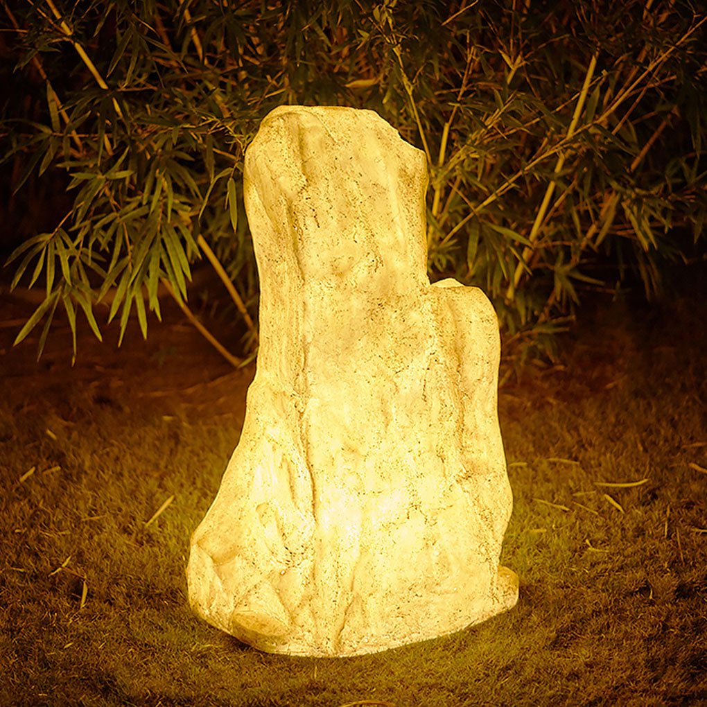 Simulated Stone Resin LED Waterproof Landscape Lawn Lamp