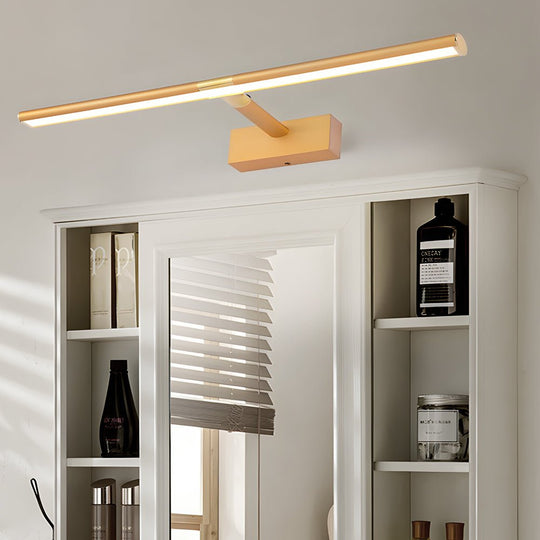 Retractable LED Bathroom Vanity Light with Adjustable Rod