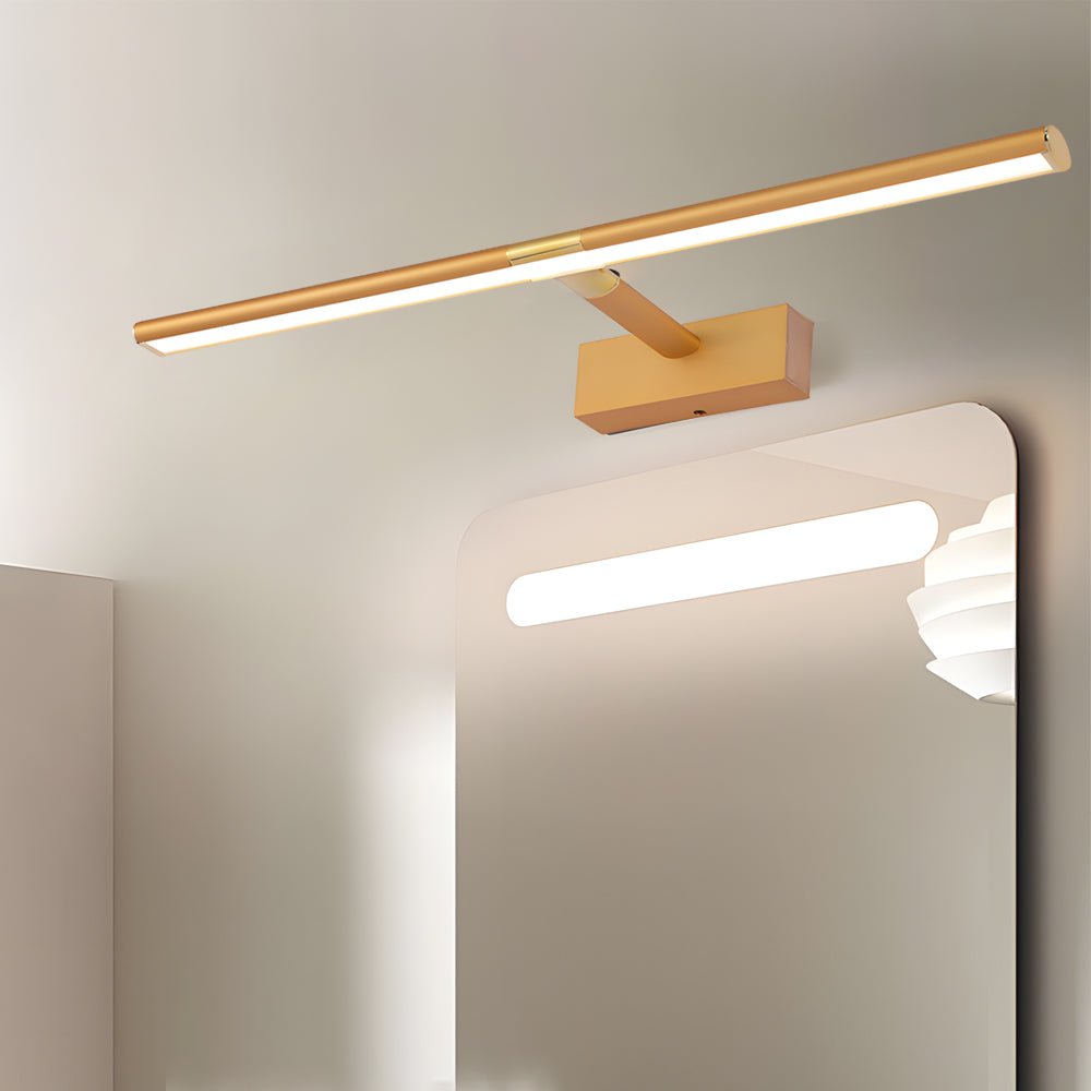 Retractable LED Bathroom Vanity Light with Adjustable Rod