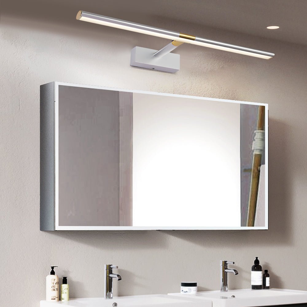 Retractable LED Bathroom Vanity Light with Adjustable Rod