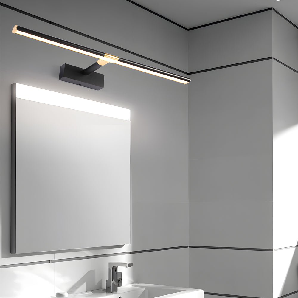 Retractable LED Bathroom Vanity Light with Adjustable Rod