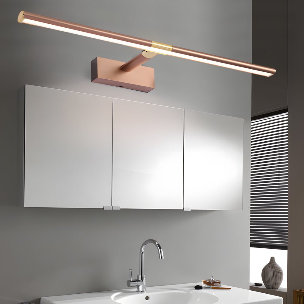 Retractable LED Bathroom Vanity Light with Adjustable Rod