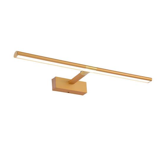 Retractable LED Bathroom Vanity Light with Adjustable Rod