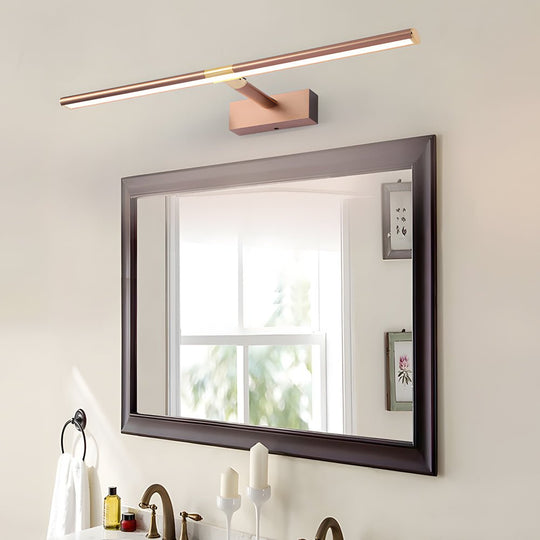 Retractable LED Bathroom Vanity Light with Adjustable Rod