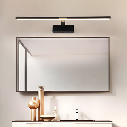 Retractable LED Bathroom Vanity Light with Adjustable Rod