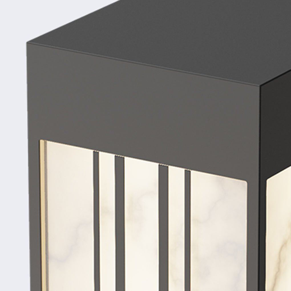 Retro Black Outdoor Pole Lamp Post Light