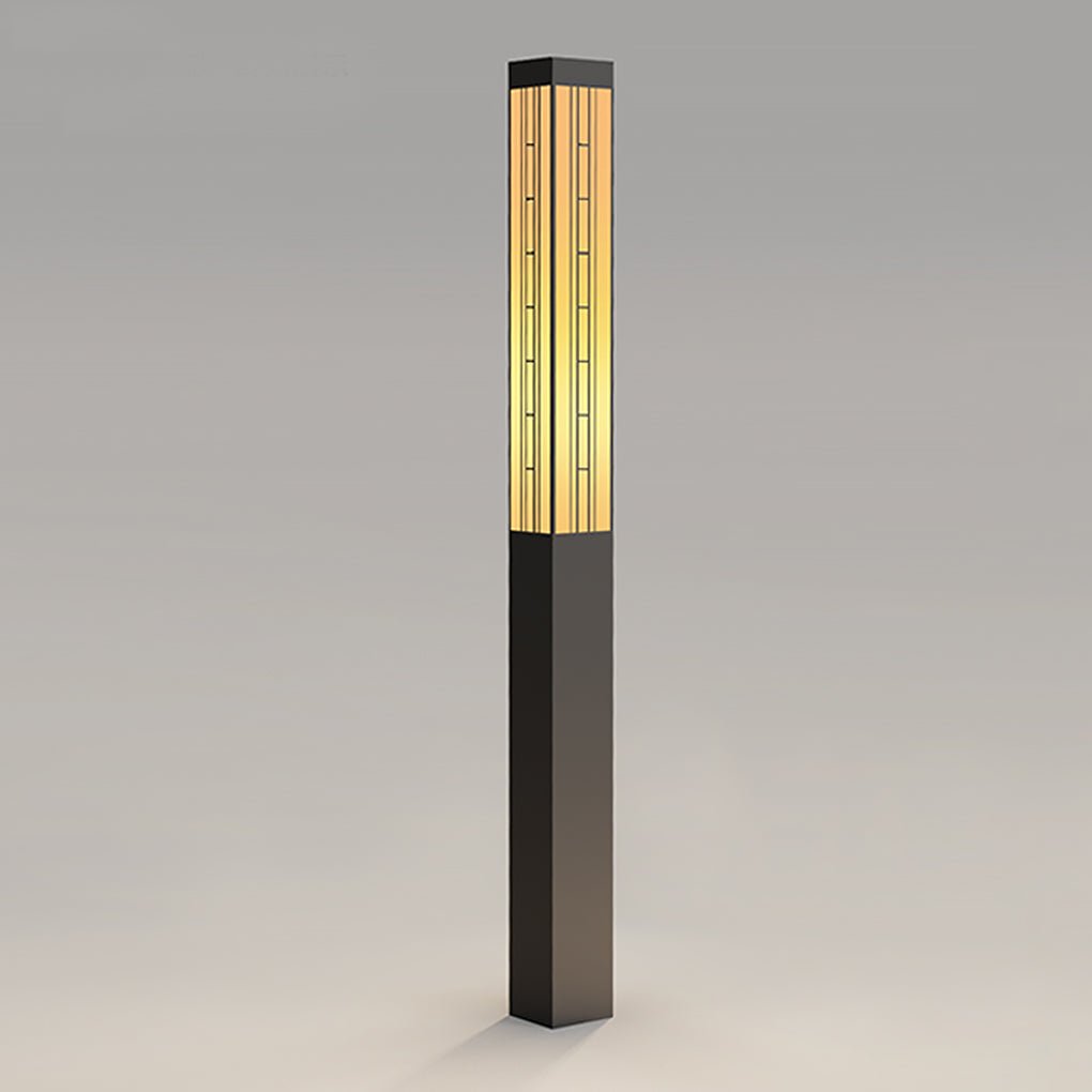 Retro Black Outdoor Pole Lamp Post Light