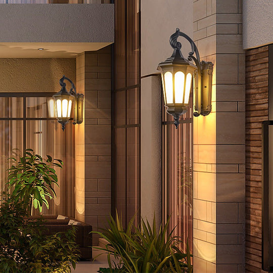 Retro Classic Waterproof LED Wall Lamp for Outdoor Balcony