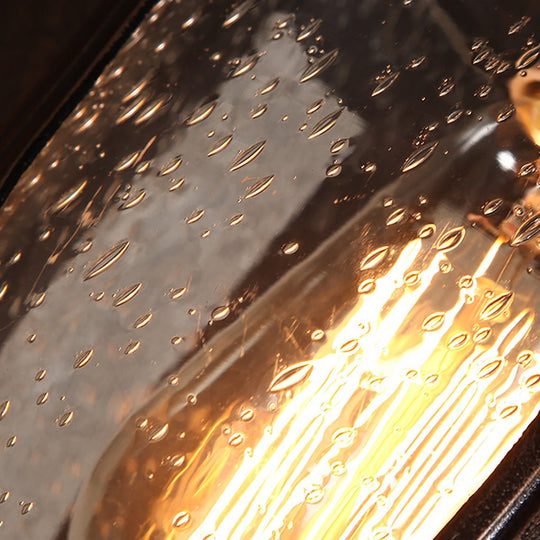 Retro Creative Waterproof Bubbles Glass Vintage Outdoor Wall Light