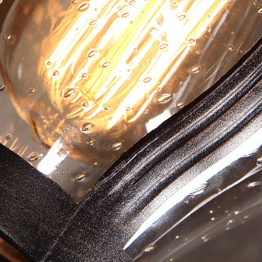 Retro Creative Waterproof Bubbles Glass Vintage Outdoor Wall Light