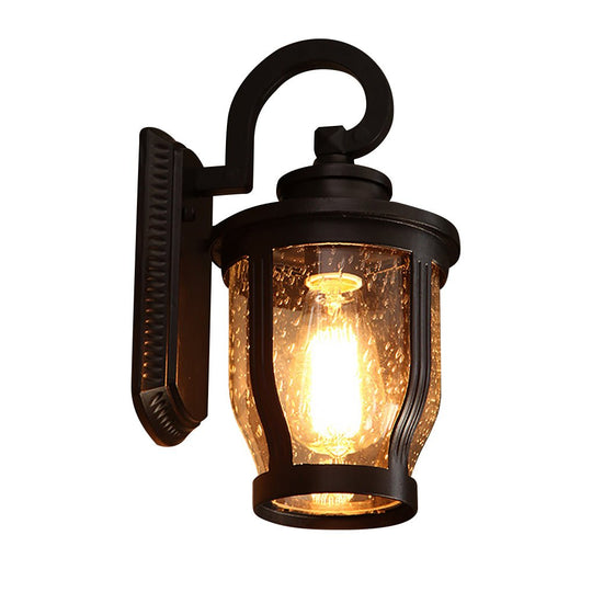 Retro Creative Waterproof Bubbles Glass Vintage Outdoor Wall Light