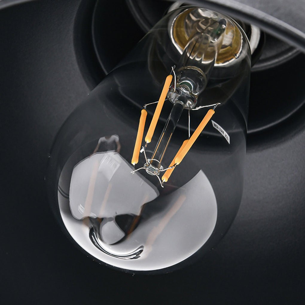 Retro Black LED Outdoor Wall Sconce with Light Sensor