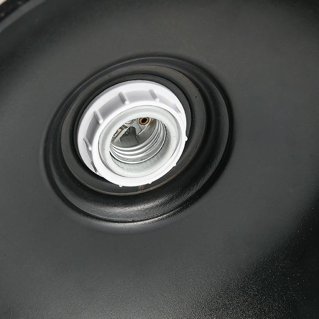 Retro Black Induction LED Outdoor Wall Sconce