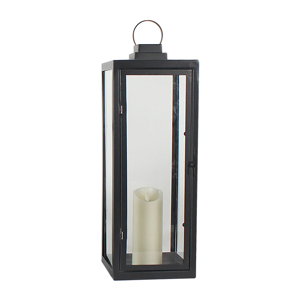 Glass Candle Holder Portable LED Outdoor Floor Light