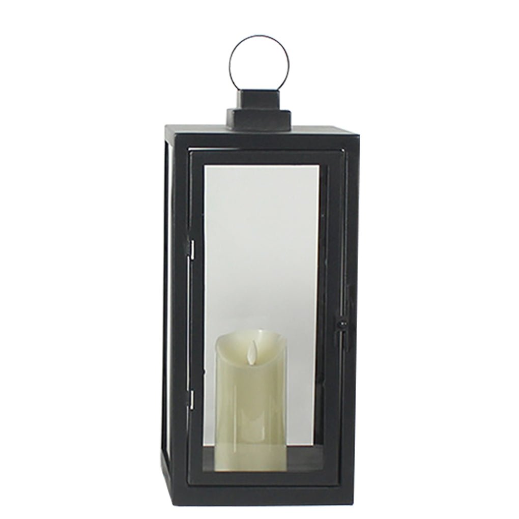 Glass Candle Holder Portable LED Outdoor Floor Light