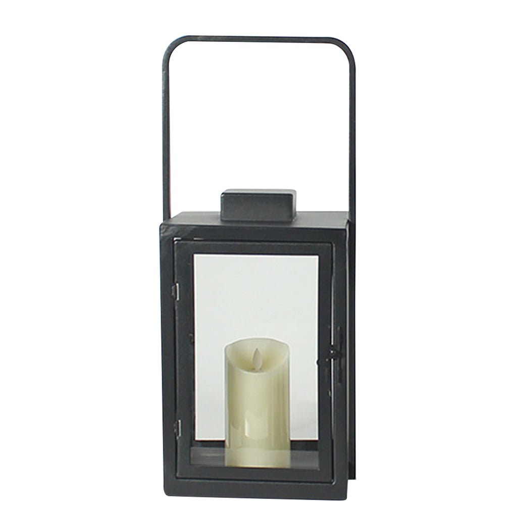 Glass Candle Holder Portable LED Outdoor Floor Light