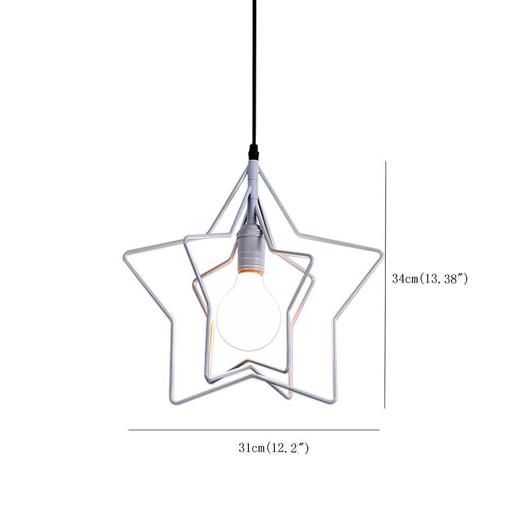 Multiple Star Shaped LED Modern Pendant Light