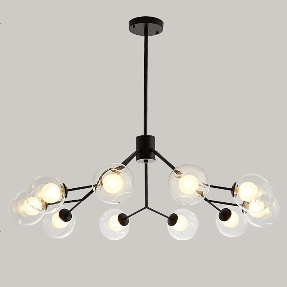 Geometric LED Nordic Glass Sputnik Chandelier Pendant Light