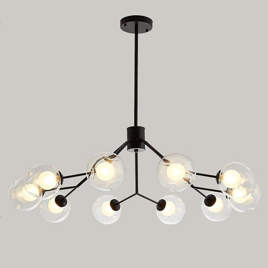 Geometric LED Nordic Glass Sputnik Chandelier Pendant Light