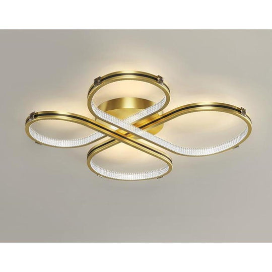 Circle Flower Design Dimmable LED Modern Ceiling Light