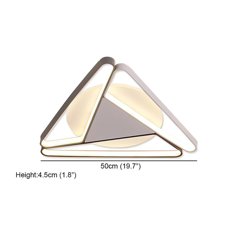 Geometric Design Modern LED Flush Mount Ceiling Light