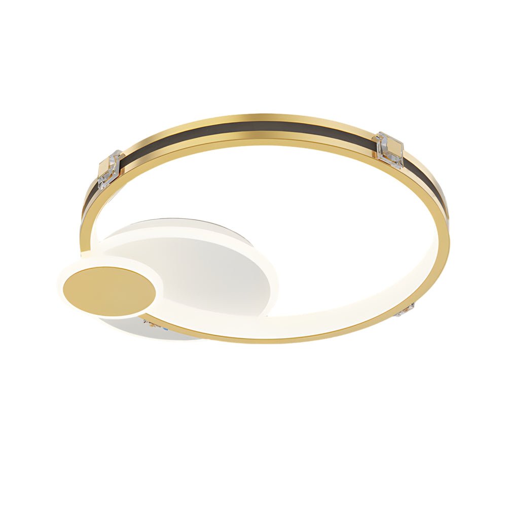 Creative Ring Ceiling Light with 3-Step Dimming
