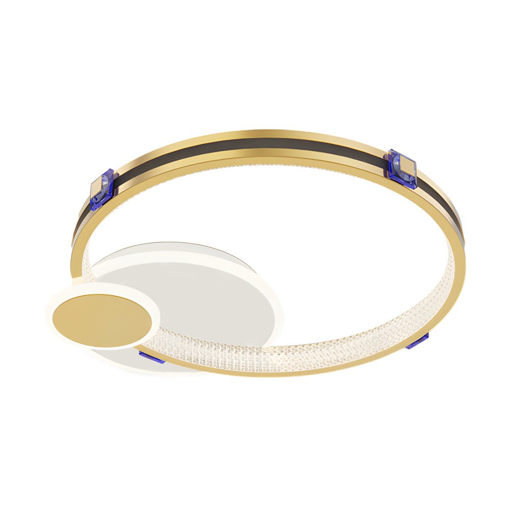 Creative Ring Ceiling Light with 3-Step Dimming