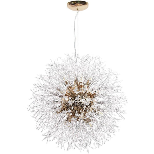 Round Design Crystal Metal LED Antique Chandelier – Kitchen Pendant Lighting
