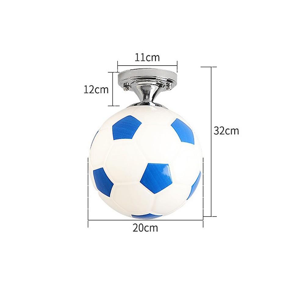 LED Football Globe Modern Flush Mount Ceiling Light – Kids’ Bedroom