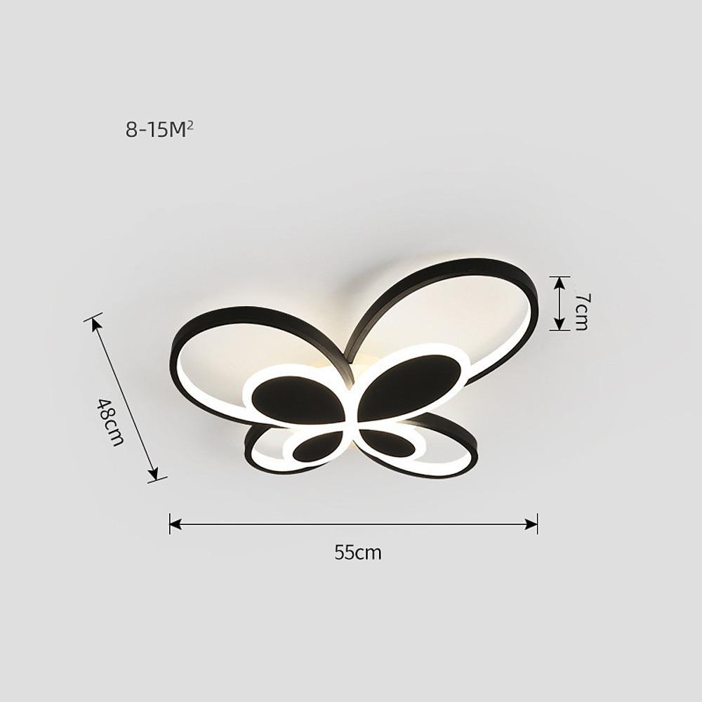 Cluster Dimmable Butterfly LED Flush Mount Ceiling Light for Baby & Kids