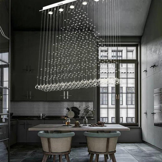 Crystal 5 W LED Modern Flush Mount Lighting Chandelier Pendant Light