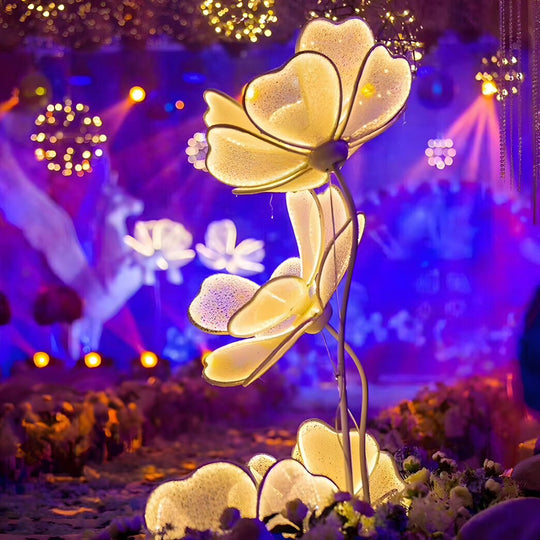 Romantic Ambient LED Acrylic Modern Flower Floor Lamp
