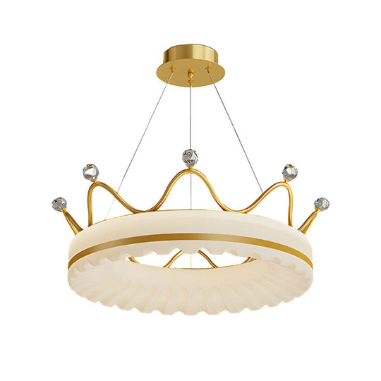 Romantic Crowns 3-Step Dimming Modern Chandelier