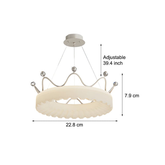 Romantic Crowns 3-Step Dimming Modern Chandelier