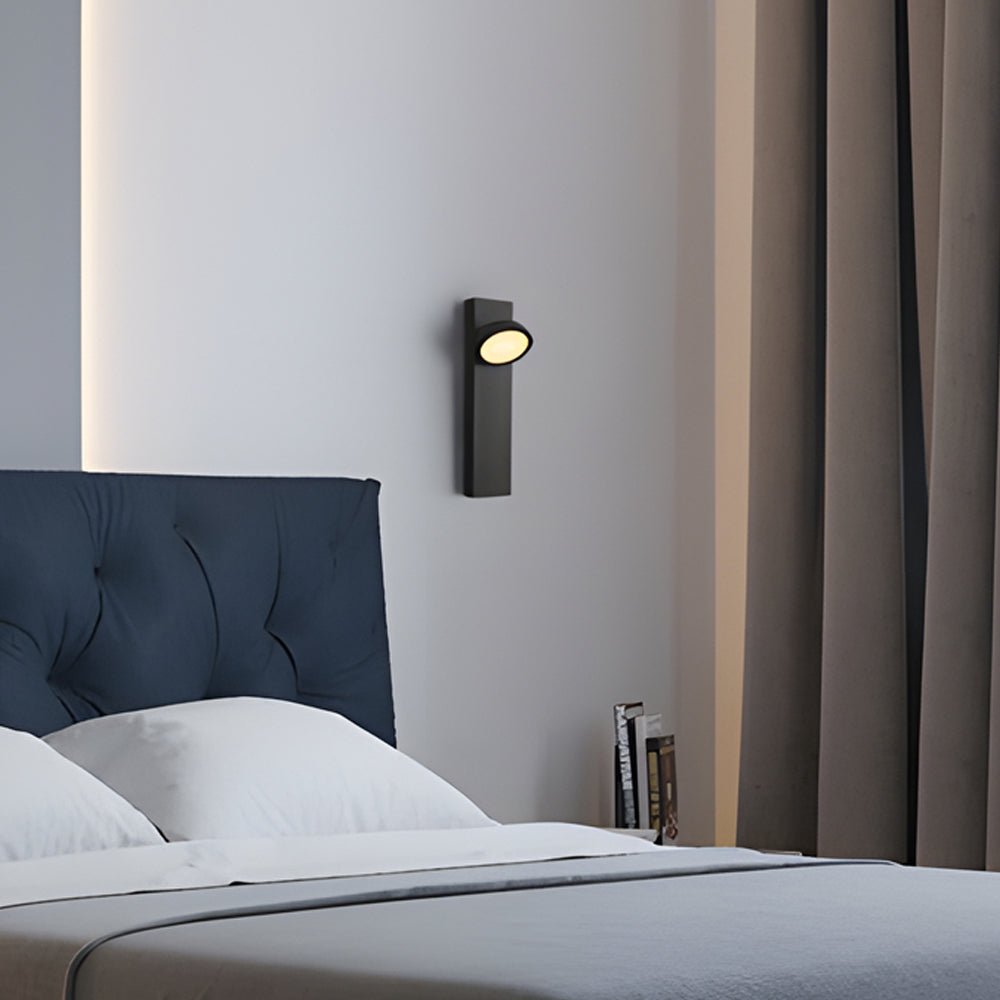 Rotatable Head Modern Spotlight Wall Lamp – Touch Control, Adjustable