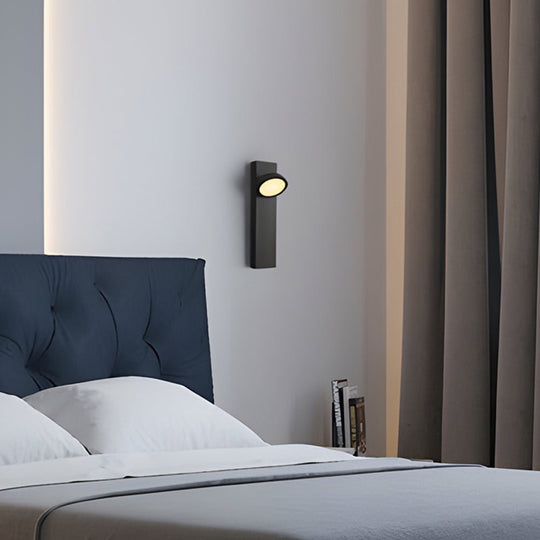 Rotatable Head Modern Spotlight Wall Lamp – Touch Control, Adjustable