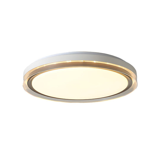 Modern Round Acrylic LED Ceiling Light – 3-Step Dimming