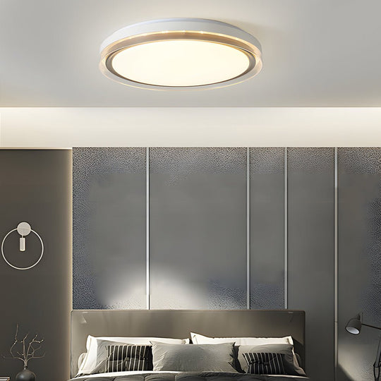 Modern Round Acrylic LED Ceiling Light – 3-Step Dimming