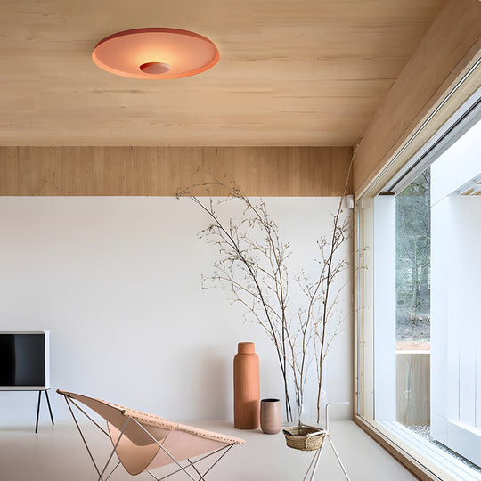 Round Aluminum LED Top Ceiling & Wall Lamp – 9.8"/15.7"/23.6"