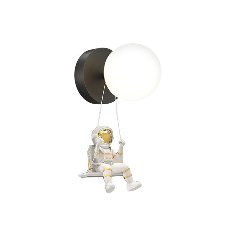 Round Ball Creative Astronaut LED Wall Light – 3 Step Dimming