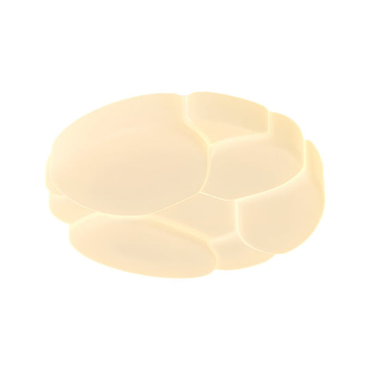Round Cloud Ceiling Light with 3-Step Dimming