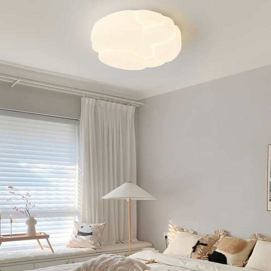 Round Cloud Ceiling Light with 3-Step Dimming