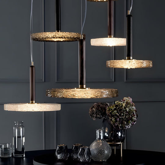 Round Creative Glass Personality Post Modern Chandelier Pendant Lights