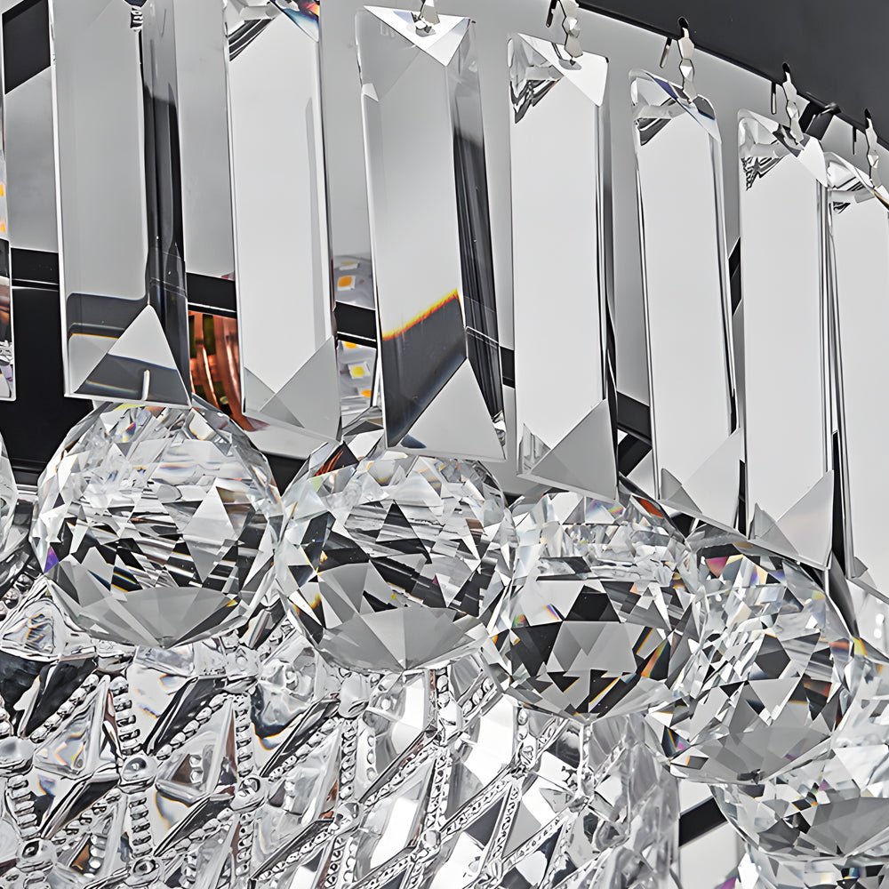 Round Crystal LED 3-Step Dimming Luxury Ceiling Light