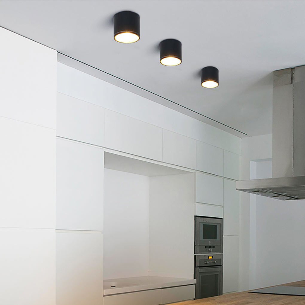Round LED Flush Mount Ceiling Light Minimalist Waterproof Downlight
