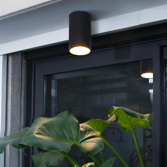 Round LED Flush Mount Ceiling Light Minimalist Waterproof Downlight