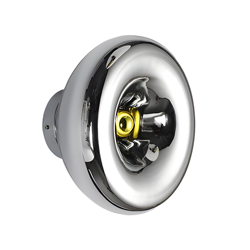 Round Glass Lava Luxury Modern Wall Light Fixture