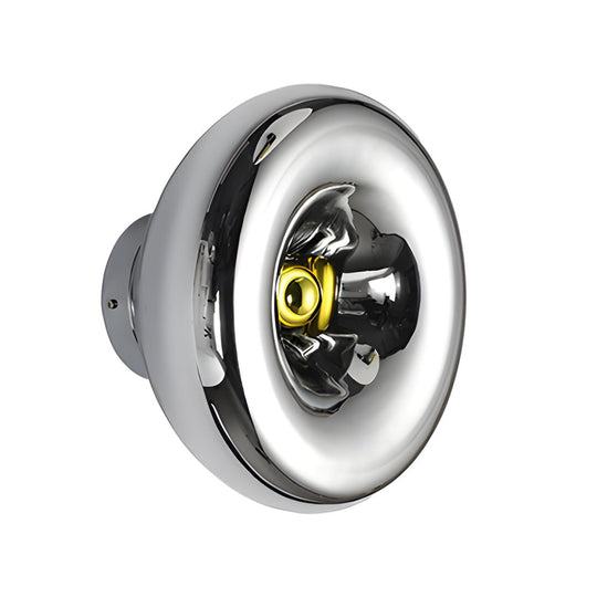 Round Glass Lava Luxury Modern Wall Light Fixture